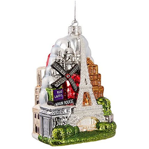 Kurt S. Adler Kurt Adler 5-inch glas "Paris City" Ornament