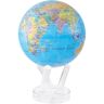 Mova Blauw met Politieke Kaart 8.5" Globe   MG-85-BOE