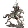 Parastone Samurai figuur krijger in pantser op paard Japanse krijger, decoratief figuur, decoratief artikel, bronzen look, H 25 cm