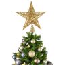 SZWH Kerstboom ster kant, kerstboom ster, kerstboom topper, gouden ster kerstboom, kerstboom sterren, kerstster verlicht, kerstbomen