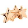 Festive Productions FESTIEVE PRODUCTIES Trio van Rose Gold Stars, Microvezel, 18 x 3,5 x 9,5 cm