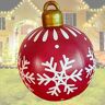 YONGHUHU Outdoor PVC Christmas Inflatable Decorated Ball,C,Enchanting12