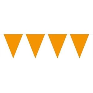 Ecreative - Bunting 10m 15 Flags - Oranje - 15 Vlaggen - Slinger Ecreative - Bunting 10m 15 Flags - Oranje - 15 Vlaggen - Slinger