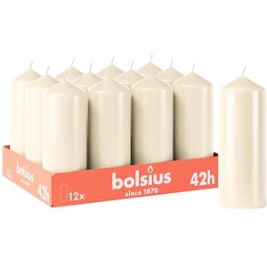 Bolsius Gladde Stompkaarsen Ivoor 12 Stuks 15 x 6 cm Decoratieve Huishoudkaarsen 42 Branduren Ongeparfumeerd Bevat Natuurlijke Plantaardige Was Zonder Palmolie Bolsius Gladde Stompkaarsen Ivoor 12 Stuks 15 x 6 cm Decoratieve Huishoudkaarsen 42 Branduren Ongeparfumeerd Bevat Natuurlijke Plantaardige Was Zonder Palmolie