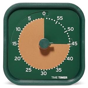 TIME TIMER MOD Home Metallic Series Individuele grootte 60 minuten visuele countdown timer voor ADHD, volwassenen, studenten en pomodoro met stille werking (metallic forest) TIME TIMER MOD Home Metallic Series Individuele grootte 60 minuten visuele countdown timer voor ADHD, volwassenen, studenten en pomodoro met stille werking (metallic forest)