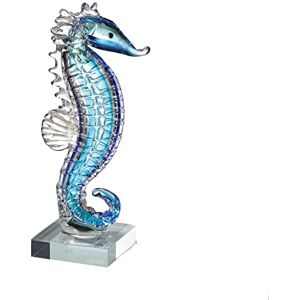 ART Casablanca Glazen sculptuur figuur zeepaardje hoogte 24 cm ART Casablanca Glazen sculptuur figuur zeepaardje hoogte 24 cm