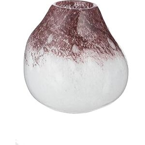 ART Decoratieve vaas bloemenvaas gekleurd glas decoratie woonkamer herfst cadeau voor vrouwen decoratie Kerstmis verjaardag kleur: wit bruin Ø 15 cm hoogte 15 cm ART Decoratieve vaas bloemenvaas gekleurd glas decoratie woonkamer herfst cadeau voor vrouwen decoratie Kerstmis verjaardag kleur: wit bruin Ø 15 cm hoogte 15 cm