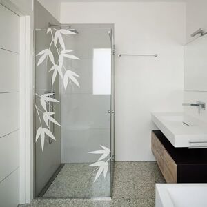 AMBIANCE STICKER Bamboebladeren Douche Wand Decor - 120x35cm AMBIANCE STICKER Bamboebladeren Douche Wand Decor - 120x35cm