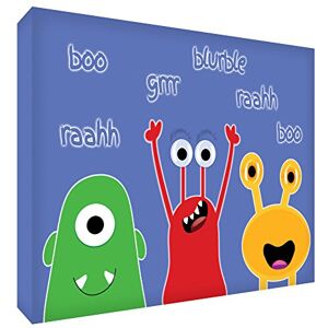 ART , eco-bedrukt en ingelijst, kinderkamer, canvas met natuur, massief houten frame (44 x 34 x 3 cm, medium, blauw, monster 14.8 x 21 cm blauw ART , eco-bedrukt en ingelijst, kinderkamer, canvas met natuur, massief houten frame (44 x 34 x 3 cm, medium, blauw, monster 14.8 x 21 cm blauw