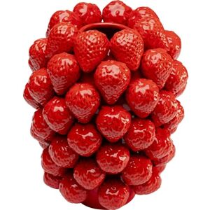 KARE Vaas Strawberries - Porseleinen vaas 25cm x 30cm - Vasen KARE Vaas Strawberries - Porseleinen vaas 25cm x 30cm - Vasen