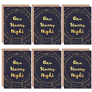 Wee Blue Coo Kerstkaarten x6 Sterrennachtsterren Traditionele Set Xmas Kaarten Christus Nacht Wee Blue Coo Kerstkaarten x6 Sterrennachtsterren Traditionele Set Xmas Kaarten Christus Nacht