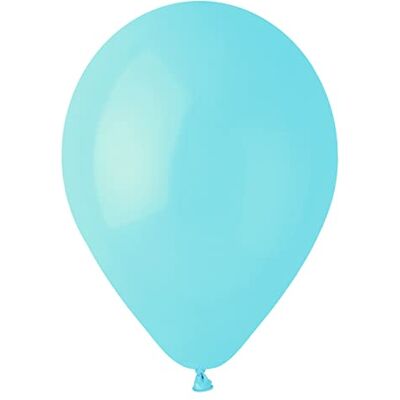 Ciao Pack 100 balloons in natural latex Premium Quality G120 (Ø 33cm / 13"), pastel light blue Ciao Pack 100 balloons in natural latex Premium Quality G120 (Ø 33cm / 13"), pastel light blue