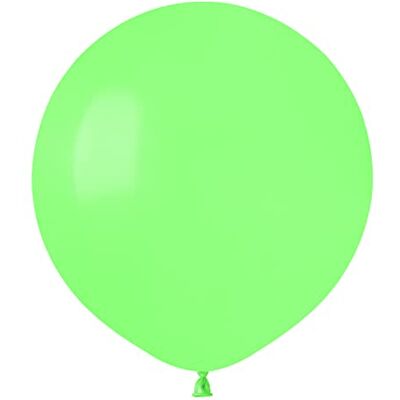 Ciao Pack 25 balloons in natural latex Premium Quality G150 (Ø 48cm / 19"), pastel mint green Ciao Pack 25 balloons in natural latex Premium Quality G150 (Ø 48cm / 19"), pastel mint green