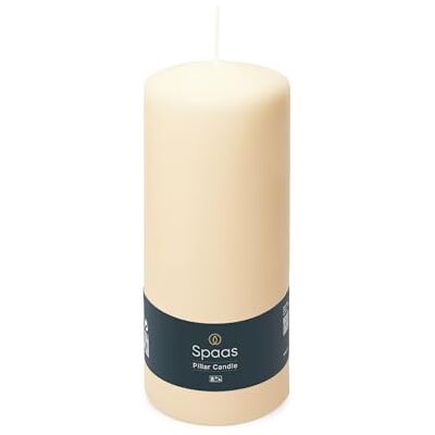 Spaas Cilinderkaars 60/150 mm, ± 45 uur, geurloos ivoor Spaas Cilinderkaars 60/150 mm, ± 45 uur, geurloos ivoor
