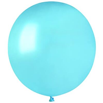 Ciao Pack 25 balloons pearly in natural latex Premium Quality G150 (Ø 48cm / 19"), light blue pearl Ciao Pack 25 balloons pearly in natural latex Premium Quality G150 (Ø 48cm / 19"), light blue pearl