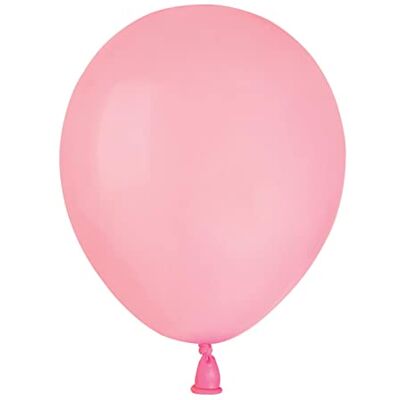 Ciao Pack 100 balloons in natural latex Premium Quality A50 (Ø 13cm / 5"), pink Ciao Pack 100 balloons in natural latex Premium Quality A50 (Ø 13cm / 5"), pink