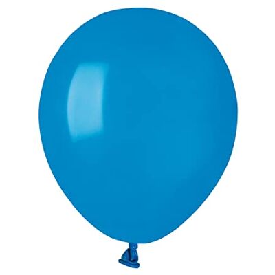 Ciao Pack 100 balloons in natural latex Premium Quality A50 (Ø 13cm / 5"), blue Ciao Pack 100 balloons in natural latex Premium Quality A50 (Ø 13cm / 5"), blue