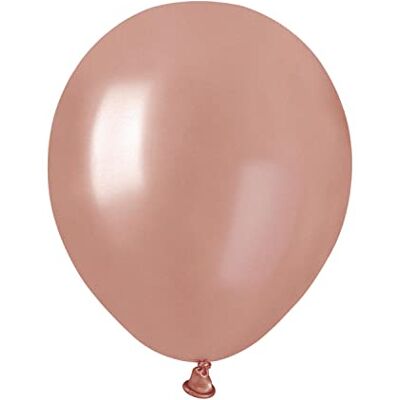 Ciao Pack 100 balloons pearly in natural latex Premium Quality A50 (Ø 13cm / 5"), gold pink pearl Ciao Pack 100 balloons pearly in natural latex Premium Quality A50 (Ø 13cm / 5"), gold pink pearl