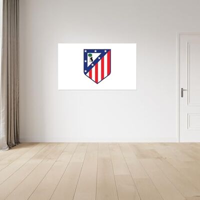 fan decor Licensed Décor Atlético de Madrid Vinyl Muursticker Medium (100cm (b) x 60cm (h) Full Colour Crest op Wit fan decor Licensed Décor Atlético de Madrid Vinyl Muursticker Medium (100cm (b) x 60cm (h) Full Colour Crest op Wit