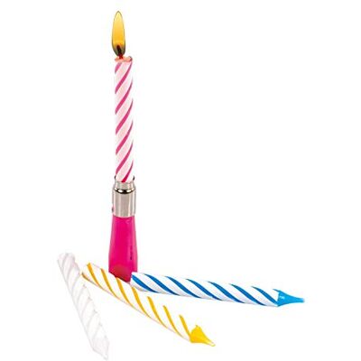 amscan 5059 spiraalkaars met muziek hoogte 12 cm, decoratie amscan 5059 spiraalkaars met muziek hoogte 12 cm, decoratie