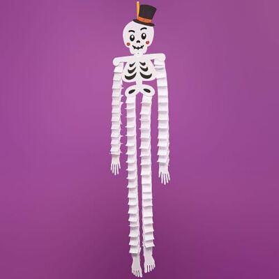 Baker Ross FN295 Grote Skelet Streamer Hangende Decoratie Kits Set van 4, Halloween knutselen voor kinderen, Halloween Decoraties Baker Ross FN295 Grote Skelet Streamer Hangende Decoratie Kits Set van 4, Halloween knutselen voor kinderen, Halloween Decoraties