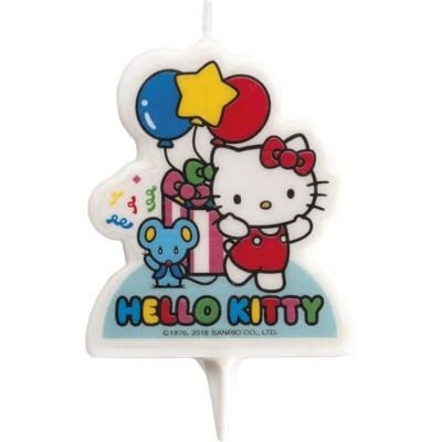 dekora Originele verjaardagskaarsen verjaardagskaars in 2D van Hello Kitty voor kindertaarten – 7 cm dekora Originele verjaardagskaarsen verjaardagskaars in 2D van Hello Kitty voor kindertaarten – 7 cm