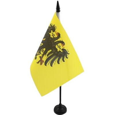 AZ FLAG Tafelvlag Heilige Roomse Rijk Germaanse 962-1806 21x14cm KLEINE BUITENVAART VLAG Duitse Natie 14 x 21 cm AZ FLAG Tafelvlag Heilige Roomse Rijk Germaanse 962-1806 21x14cm KLEINE BUITENVAART VLAG Duitse Natie 14 x 21 cm