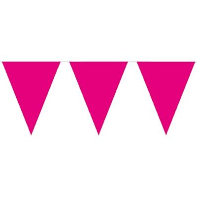 Ecreative 10m Magenta Driehoekige Slinger - Slinger Ecreative 10m Magenta Driehoekige Slinger - Slinger