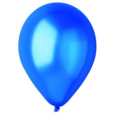 Ciao Pack 100 balloons pearly in natural latex Premium Quality G120 (Ø 33cm / 13"), blue pearl Ciao Pack 100 balloons pearly in natural latex Premium Quality G120 (Ø 33cm / 13"), blue pearl