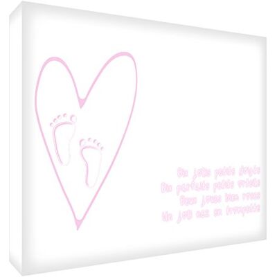 TIO Lichtroze Acryl Decoratief Blok - Decoratie Type TIO Lichtroze Acryl Decoratief Blok - Decoratie Type