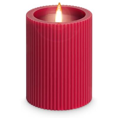 Idena 50158 LED-kaars ca. 11 x 7,5 cm, Echte waskaars met flikkerend licht, kleur willekeurig, werkt op batterijen, 6 uur timer, als feestdecoratie, kerstdecoratie, voor bruiloften Idena 50158 LED-kaars ca. 11 x 7,5 cm, Echte waskaars met flikkerend licht, kleur willekeurig, werkt op batterijen, 6 uur timer, als feestdecoratie, kerstdecoratie, voor bruiloften