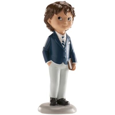 dekora Taartfiguur voor de eerste communie, decoratie voor jongens, taarttopper voor communie van voedselveilige hars dekora Taartfiguur voor de eerste communie, decoratie voor jongens, taarttopper voor communie van voedselveilige hars
