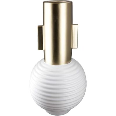 GILDE Cascade Decoratieve Vaas - 42cm Keramiek Modern GILDE Cascade Decoratieve Vaas - 42cm Keramiek Modern