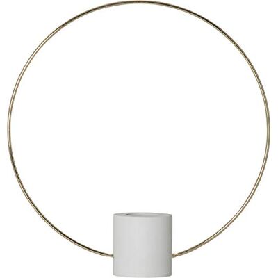 StarTrading Forever Staande Lamp - E27 Fitting - Messing/Wit - Staande Lamp StarTrading Forever Staande Lamp - E27 Fitting - Messing/Wit - Staande Lamp