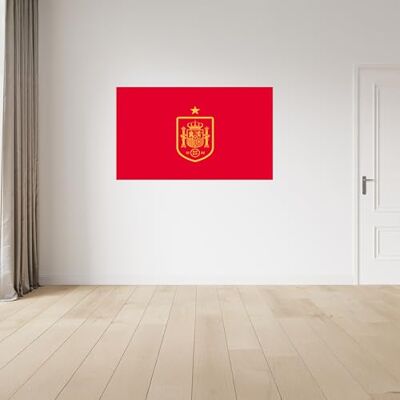 Licensed Decor Licensed Décor De Koninklijke Spaanse Voetbalbond (RFEF) Vinyl Muurstickers Groot (130cm (b) x 80cm (h) Badge Geel Licensed Decor Licensed Décor De Koninklijke Spaanse Voetbalbond (RFEF) Vinyl Muurstickers Groot (130cm (b) x 80cm (h) Badge Geel
