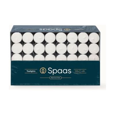 Spaas Theelichten doos x120, ± 8 uur wit Spaas Theelichten doos x120, ± 8 uur wit