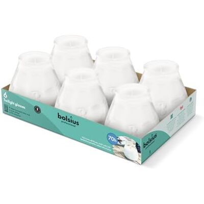 Bolsius Outdoor kaarsen Wit Brandtijd 70 uur 6 stuks Bolsius Outdoor kaarsen Wit Brandtijd 70 uur 6 stuks