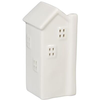Relaxdays Wit Keramisch Kaarsenhuis - Houder voor Tealight Relaxdays Wit Keramisch Kaarsenhuis - Houder voor Tealight