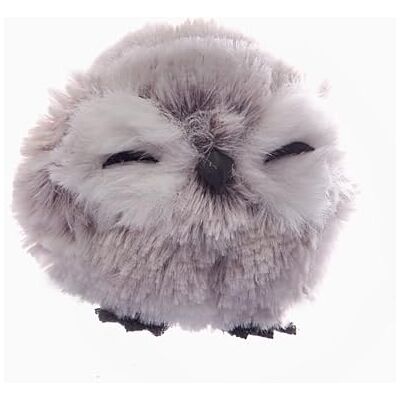 Ciao Uil Bal Cute (Ø7cm) hangende kerstdecoratie, grijs Ciao Uil Bal Cute (Ø7cm) hangende kerstdecoratie, grijs