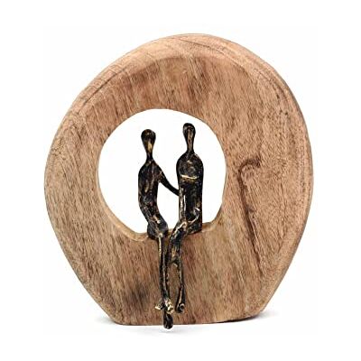 Gilde Brons/Mangohout Sculptuur - Wanddecoratie Gilde Brons/Mangohout Sculptuur - Wanddecoratie