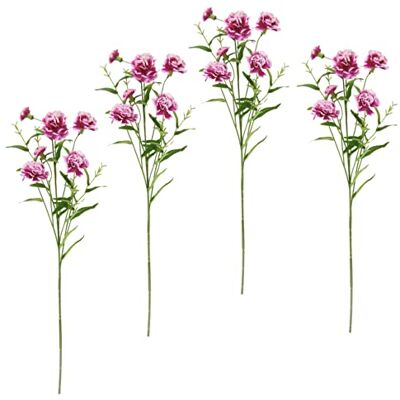I.GE.A. Nelke Kunstbloem - 4 stuks, 15x71x8cm, Roze I.GE.A. Nelke Kunstbloem - 4 stuks, 15x71x8cm, Roze