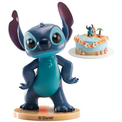 dekora – Stitch Taartdecoratie Figuur 9 cm, Stitch Verjaardag Versiering voor Kinderen, Disney Cake Topper voor Taarten, Geschikt voor Contact met Voedsel dekora – Stitch Taartdecoratie Figuur 9 cm, Stitch Verjaardag Versiering voor Kinderen, Disney Cake Topper voor Taarten, Geschikt voor Contact met Voedsel