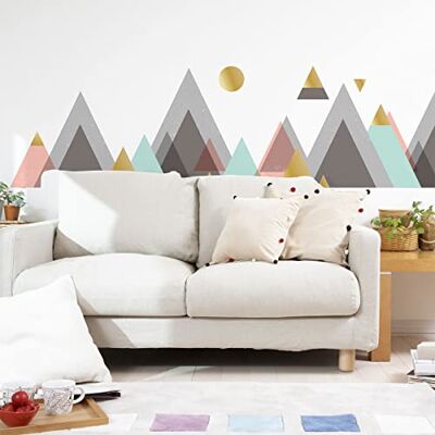Ambiance Sticker Muurstickers – decoratie slaapkamer woonkamer – enorme muursticker Scandinavische bergen Cordoba – 95 x 135 cm Ambiance Sticker Muurstickers – decoratie slaapkamer woonkamer – enorme muursticker Scandinavische bergen Cordoba – 95 x 135 cm