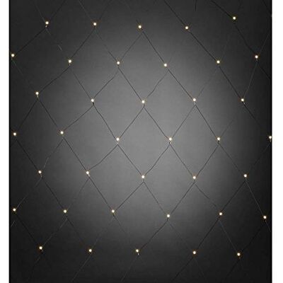 Konstsmide 3679-107 LED-lichtnet met witte globes, voor buiten (IP44), 24 V buitentransformator, 80 warmwitte diodes, zwarte kabel, warmwit, 20 lampen Konstsmide 3679-107 LED-lichtnet met witte globes, voor buiten (IP44), 24 V buitentransformator, 80 warmwitte diodes, zwarte kabel, warmwit, 20 lampen