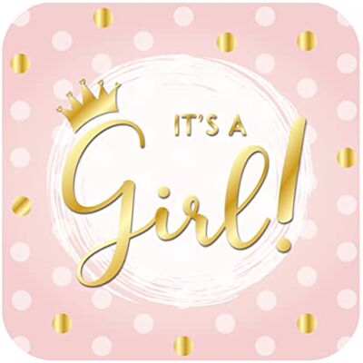 It's a Girl Wanddecoratie - Geboorteviering - Groot Deurbord It's a Girl Wanddecoratie - Geboorteviering - Groot Deurbord