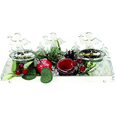 Flair Model 707093GNR Kaarsenhouder - Kerstdecoratie Flair Model 707093GNR Kaarsenhouder - Kerstdecoratie