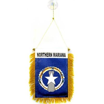AZ FLAG Northern Mariana Islands Mini Banner 6'' x 4'' 100% Polyester Northern Mariana Islander Small Pennant for Car Double-sided Flag with Suction Cup Hanger AZ FLAG Northern Mariana Islands Mini Banner 6'' x 4'' 100% Polyester Northern Mariana Islander Small Pennant for Car Double-sided Flag with Suction Cup Hanger