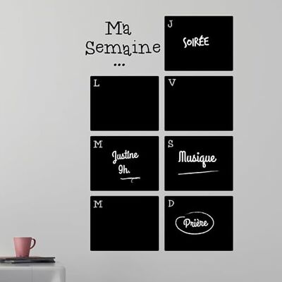 Onbekend Merk Whiteboard Citaatstickers - Wekelijkse Aankomst - Wanddecoratie Onbekend Merk Whiteboard Citaatstickers - Wekelijkse Aankomst - Wanddecoratie
