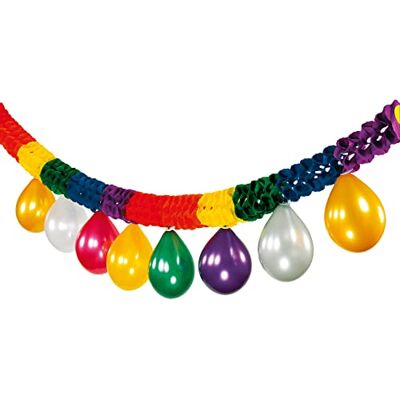 amscan 450008 Decoratieset slinger met ballonnen, decoratie, feestketting, verjaardag, carnaval amscan 450008 Decoratieset slinger met ballonnen, decoratie, feestketting, verjaardag, carnaval