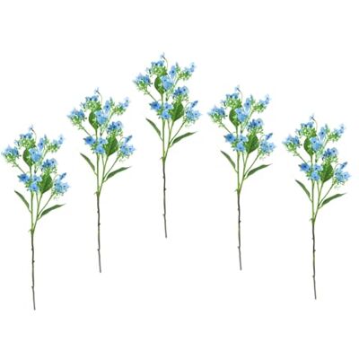 I.GE.A. Blauwe Kunstbloem Tak - Kunstbloem I.GE.A. Blauwe Kunstbloem Tak - Kunstbloem